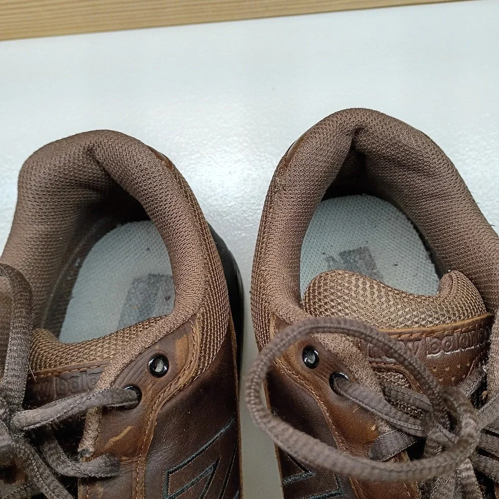 New Balance 928 Walking Shoes Mens Size 11 D Brown Leather Rollbar‎ MW928BR